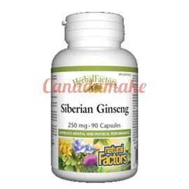 Natural Factors Siberian Ginseng 250mg 90capsules