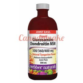 webber naturals Glucosamine Chondroitin MSM 500/360/400 mg 500 ml