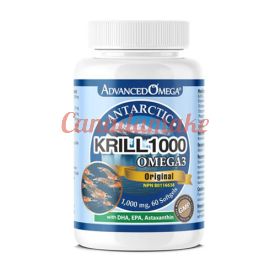  Antarctic Krill Oil 1000mg with DHA, EPA, Astaxanthin 60 softgels