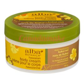 Alba Botanica Moisturizing Kukui Nut Body Cream 184g
