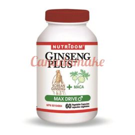 Nutridom Ginseng Plus Max Drive (60 Veggie Capsules)