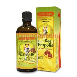 Uncle Bill Brazil Bee Propolis Concentrated Extract 100% Pure Plus Reishi Mushroom 100ml