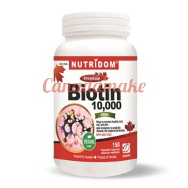 Nutridom Biotin 10,000 mcg 150 count Capsules