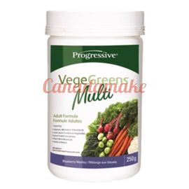 Progressive VegeGreens Multivitamin Adult Formula Blueberry Medley 250 g