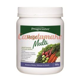 Progressive VegeGreens Multivitamin Adult Formula Blueberry Medley 500 g