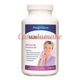 Progressive MultiVitamins For Women 50+ 120 Vegetarian Capsules