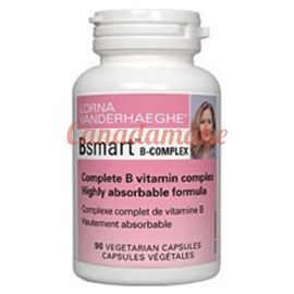 Lorna Vanderhaeghe Bsmart Vitamin B Complex, 90 Vegetarian Capsules