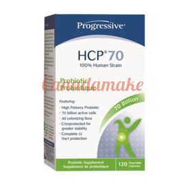 Progressive HCP70 100% Human Strain Probiotic 120 caps