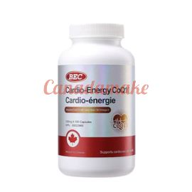 BEC Cardio Energy CoQ10 Omega-3 Vitamin E 530mg 100 Capsules