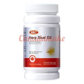 BEC Harp Seal Oil Omega-3 750mg 60 capsules