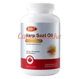 BEC Harp Seal Oil PureVital Omega-3 750 mg 180 caps