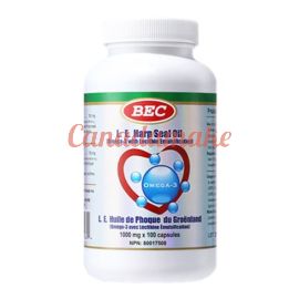 BEC L.E. Seal oil Omega-3 1000mg 100 capsules