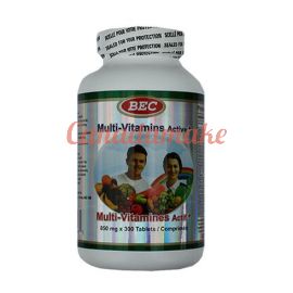 BEC Multi-Vitamins Active+ 1800mg  300tablets