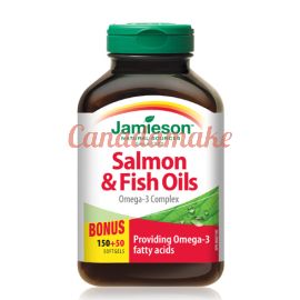 Jamieson Salmon & Fish Oil Omega-3 Complex 200softgels