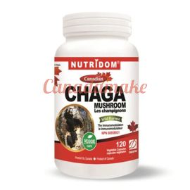 Nutridom Canadian Chaga Mushroom 120 Veggie Capsules