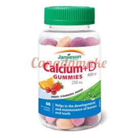 Jamieson Calcium + D Gummies 250mg/400IU 60gummies