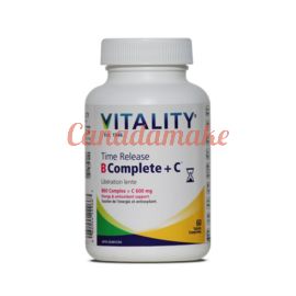 Vitality Time Release B Complete + C 60 Tablets • Days