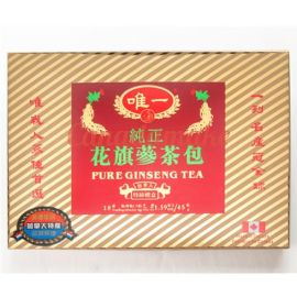 Five-year pure American ginseng tea 18 bags x 2.5g