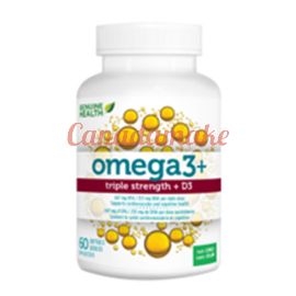 Genuine Health Omega3 Triple Strength D3 60 sg