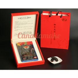 Gift box packaging Canadian pure natural selected extra large sea cucumber with tendons and meat 454g