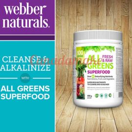 webber naturals All Greens Superfood 100 servings 890g powder