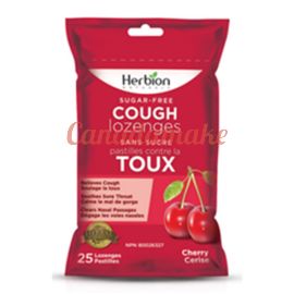 Herbion Sugar Free Cherry Cough Loz Pouches 5 x 25lz
