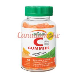 Vitamin C 250mg Gummies Tangy Orange 60gummies