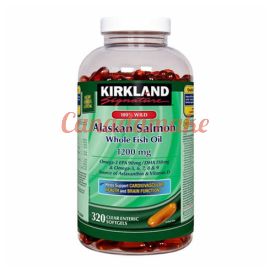 Kirkland Signature 100% Wild Alaskan Salmon Whole Fish Oil 1200 mg 320 softgels