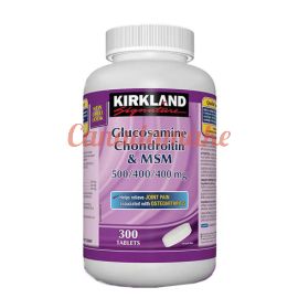 Kirkland Signature Glucosamine Chondroitin and MSM 300 tablets