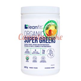 LeanFit Organic Supergreens - Trop Mango 178g
