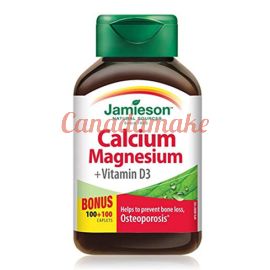 Jamieson Calcium Magnesium+Vitamin D3 200caplets