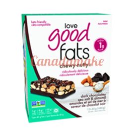 Love Good Fats Dark Chocolatey Sea Salt & Almond 12 x 40g