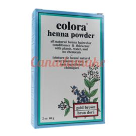 Colora Henna Gold Brown Powder 60g
