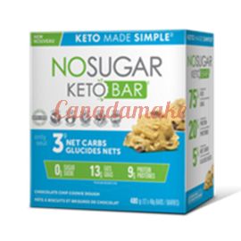 No Sugar Company Keto Bar Choc Chip 12 x 40 g