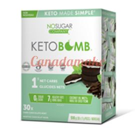 No Sugar Company Keto Bomb Choc Mint 30 x 17 g