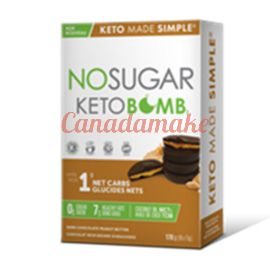 No Sugar Company Keto Bomb Dark Choc PB 10 pk