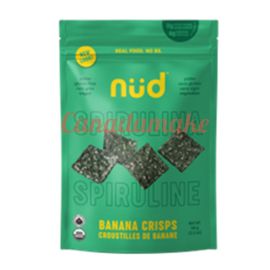 Nud Fud Spirulina Banana Crisps 6 x 66 g
