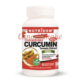 Nutridom Curcumin Turmeric Extract with 95% Curcuminoids 60 Veggie Capsules