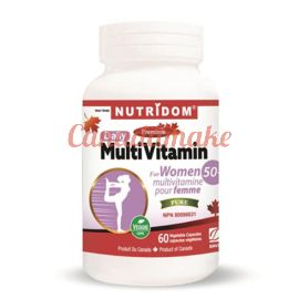 Nutridom Multivitamin for Women 50 and Over 60 Veggie Capsules