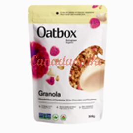 Oatbox White Chocolate & Raspberry Granola 8 x 300 g