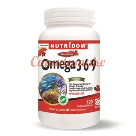 Nutridom Omega 3-6-9, Fish, Borage & Flaxseed Oil 120 Softgels