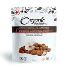 Organic Traditions Almonds Dark Chocolate 227 g