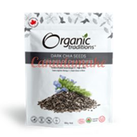 Organic Traditions Chia Seeds Dark Whole 454 g