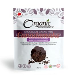 Organic Traditions Chocolate Cacao Nibs -Maca 200 g