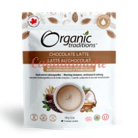 Organic Traditions Latte - Chocolate With Probiotics 150 g