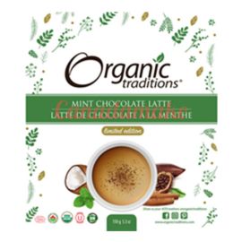 Organic Traditions Latte Mint Chocolate 150 g