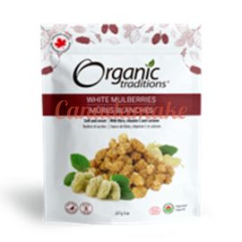Organic Traditions Mulberries White Dried 227 g