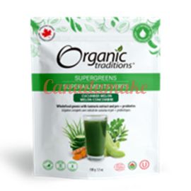 Organic Traditions Supergreens - Cucumber Melon 100 g