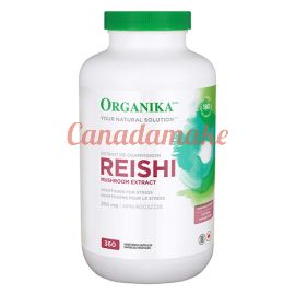 Organika Reishi Mushroom Extract 250 mg 360 vegetarian capsules