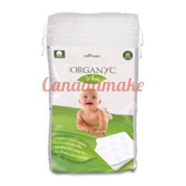 Organyc Baby Cotton Squares 6x60 ct